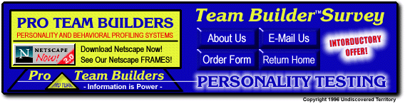 Pro Team Builders, Personality and Behavioral Profiling Systems